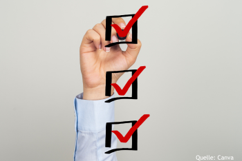 Checkliste, Quelle: Canva
