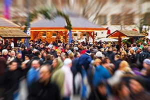 Hektik in der Weihnachtszeit