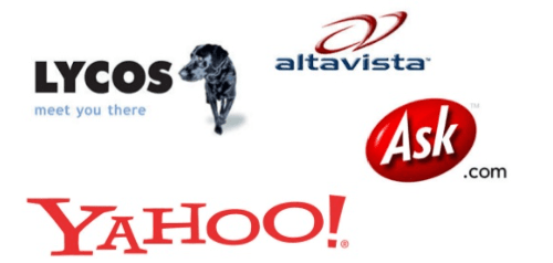 Es war einmal: Suchmaschinen Lycos Yahoo Ask Altavista